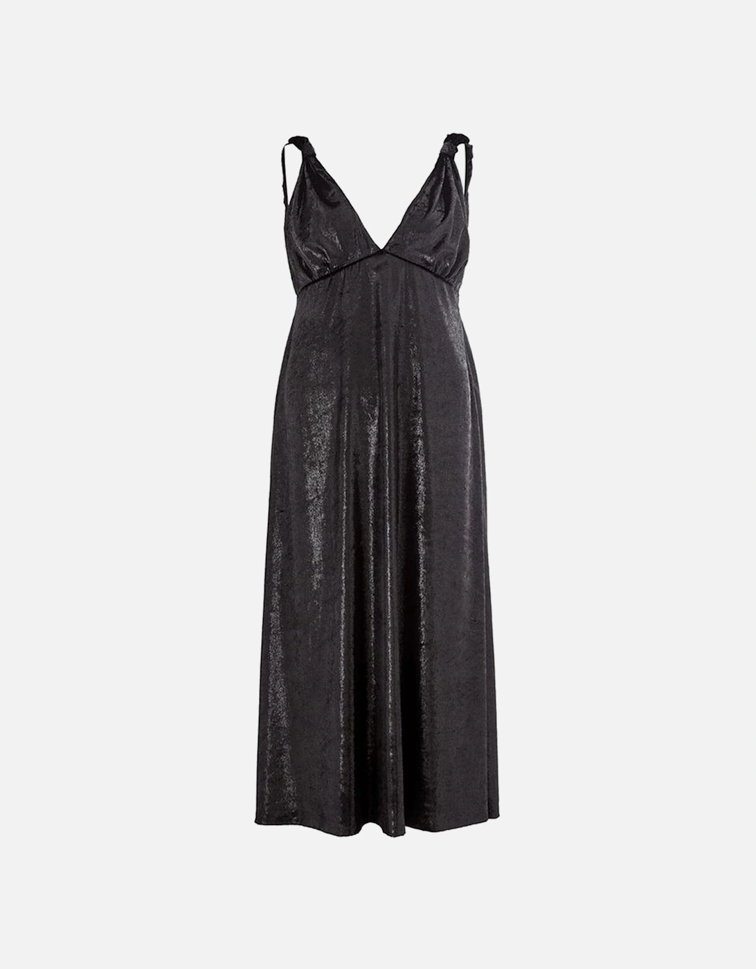 Elegant Italian Craftsmanship Polyester Dress Women - Black Dresses, 7 of 6