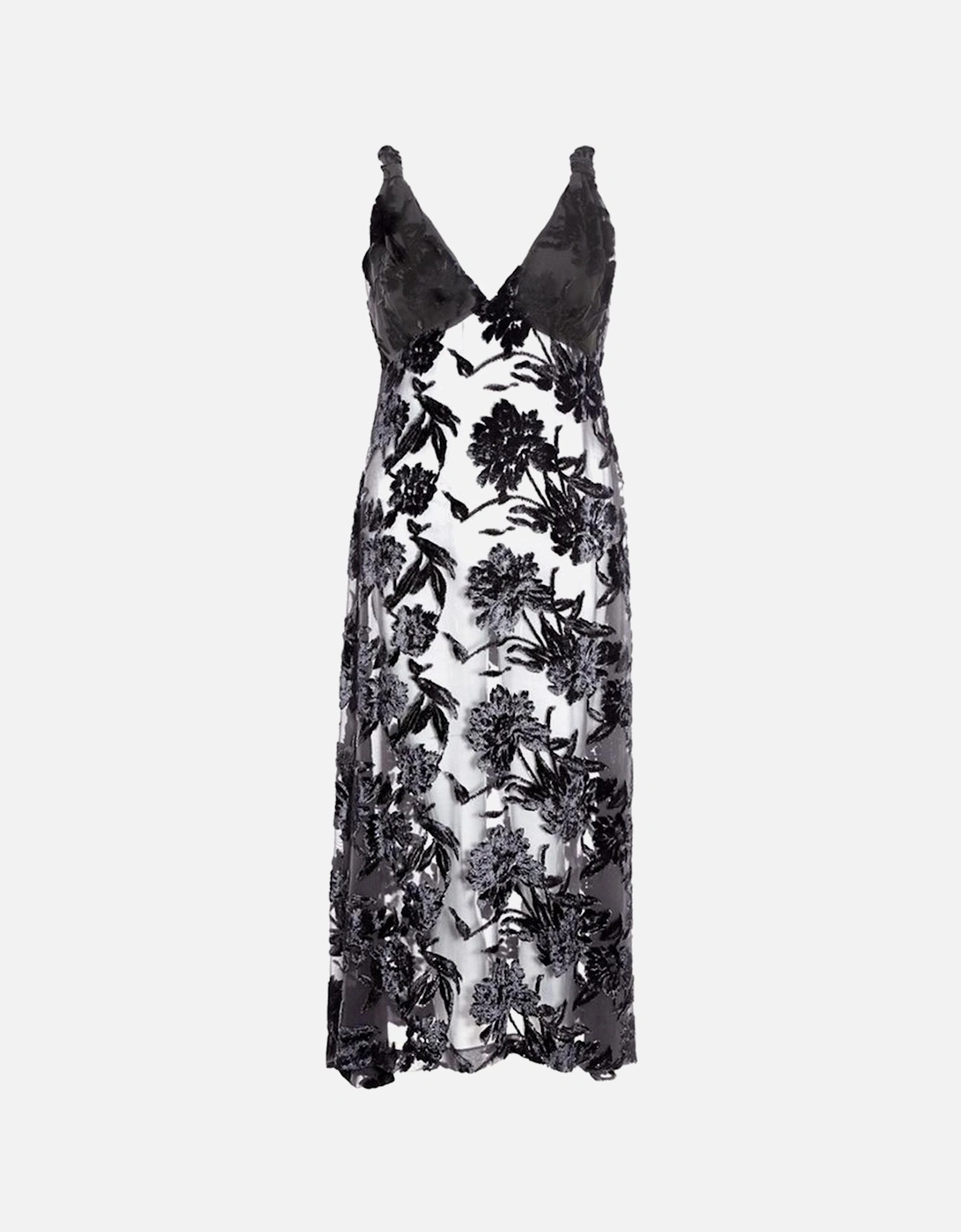 Elegant Viscose Dress for Timeless Sophistication Women - Black, 7 of 6
