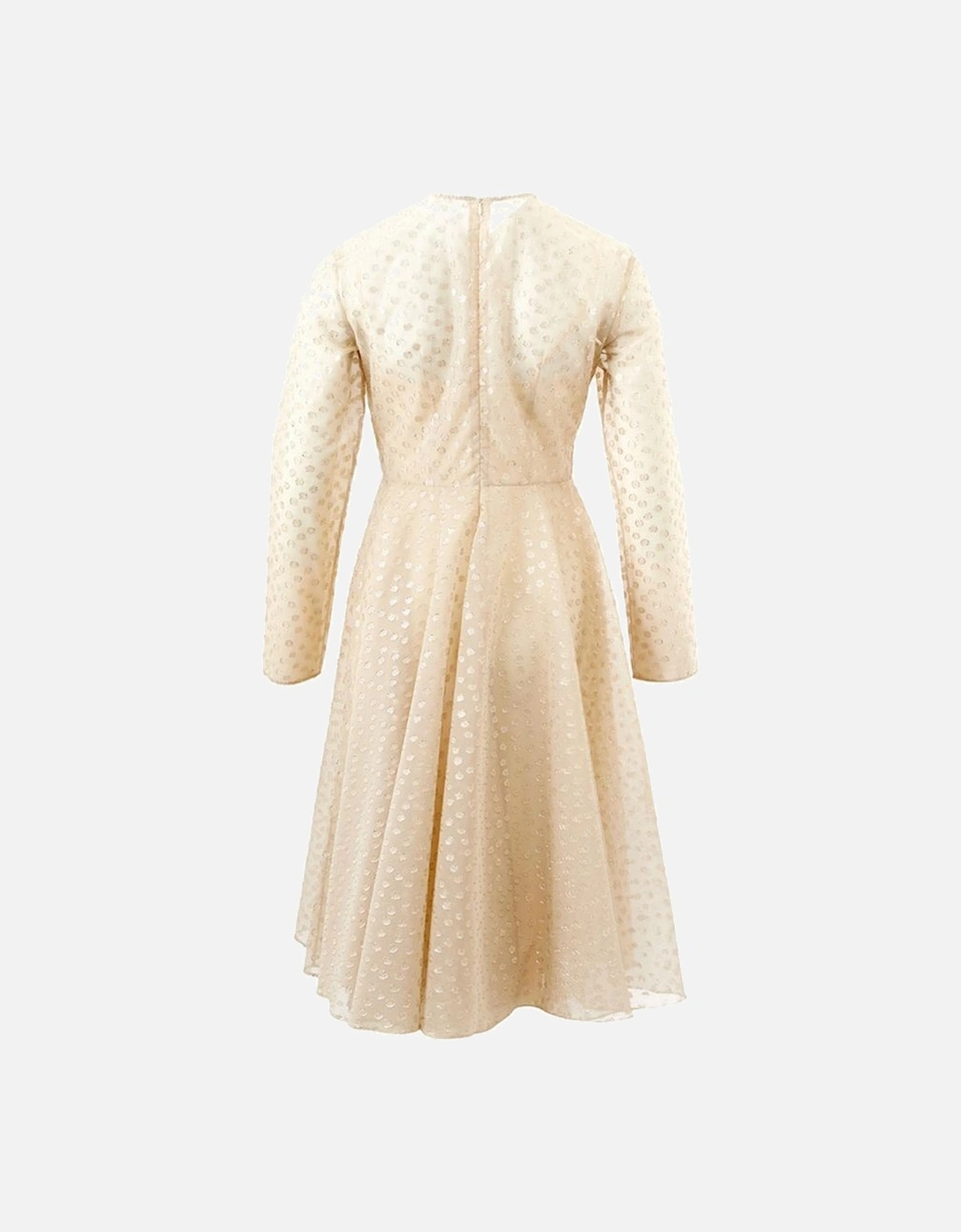 Cotton Elegance Sophistication Dress Women - Beige Dresses