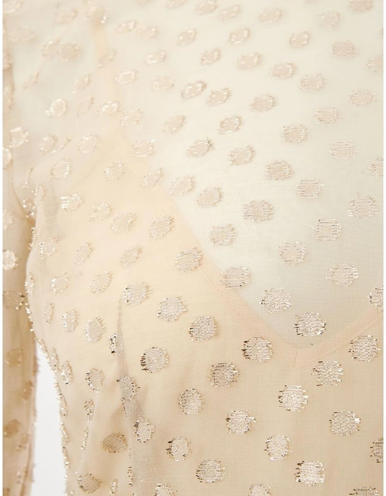 Cotton Elegance Sophistication Dress Women - Beige Dresses