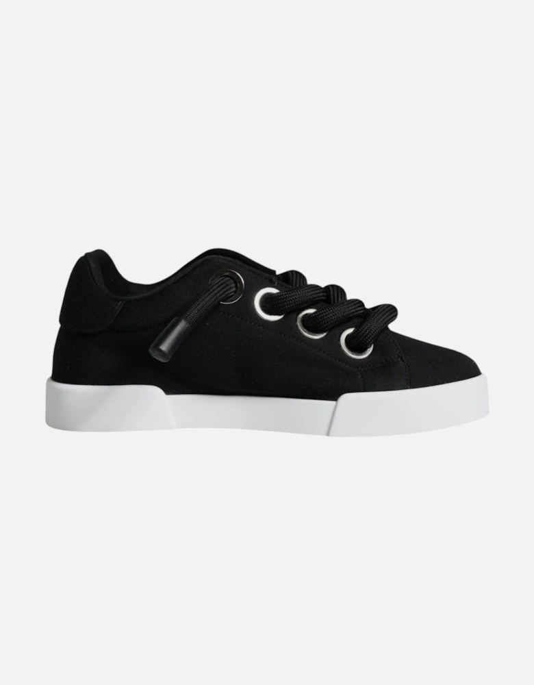 Black Portofino Low Top Sneakers Shoes Women