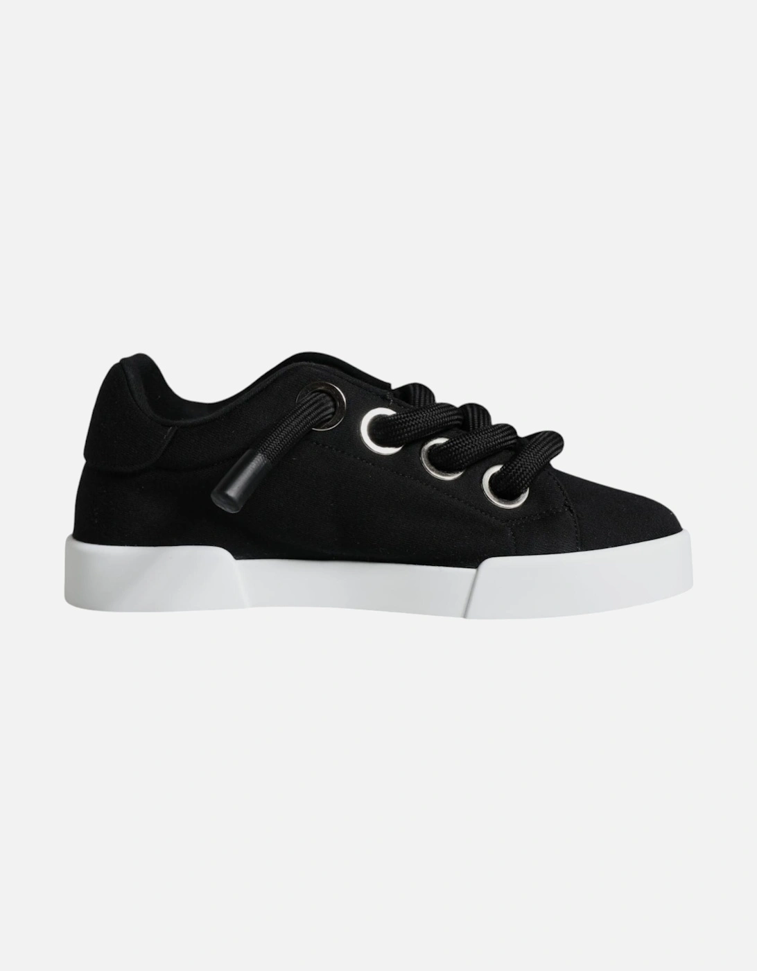 Black Portofino Low Top Sneakers Shoes Women, 7 of 6