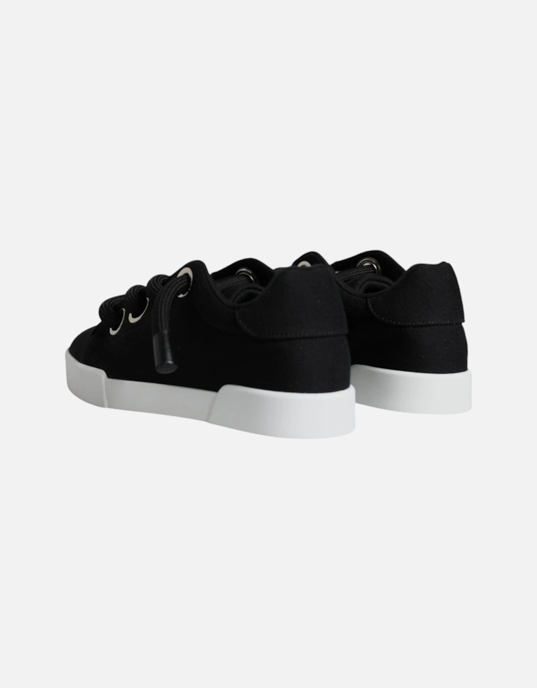 Black Portofino Low Top Sneakers Shoes Women