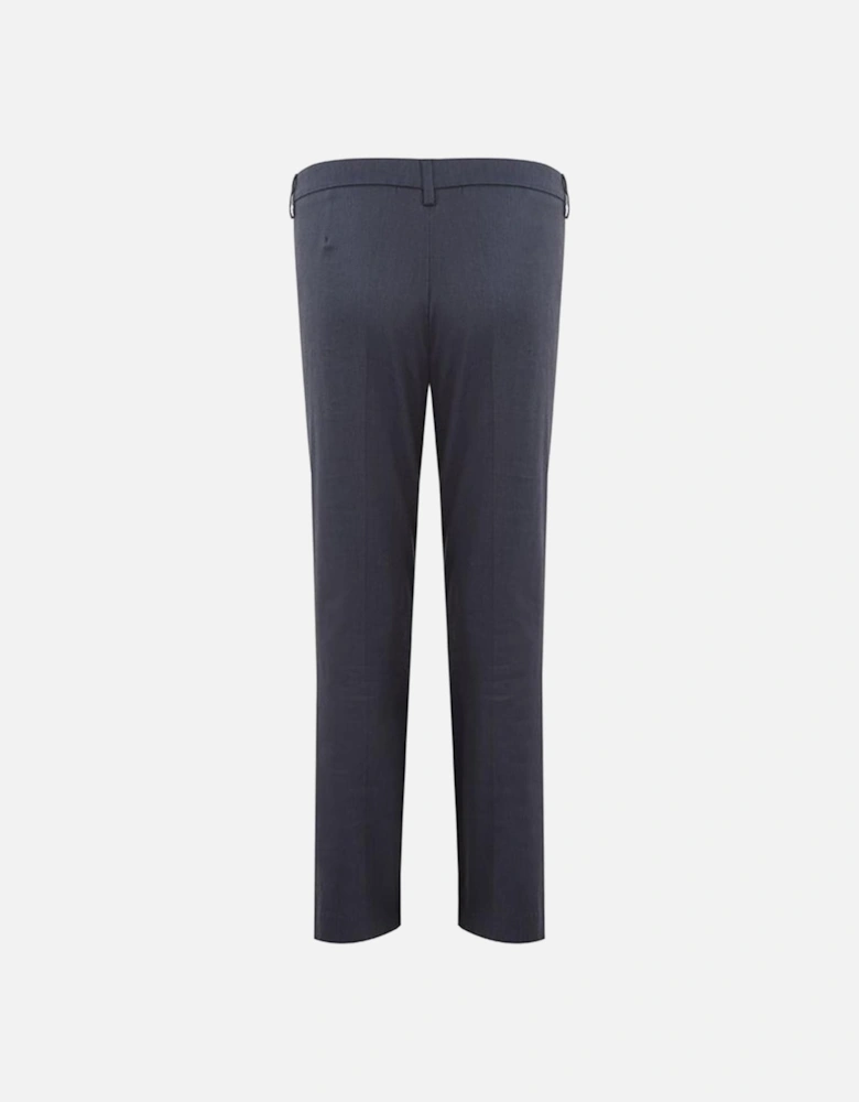 Linen Trousers with Contemporary Styling Women - Blue Jeans