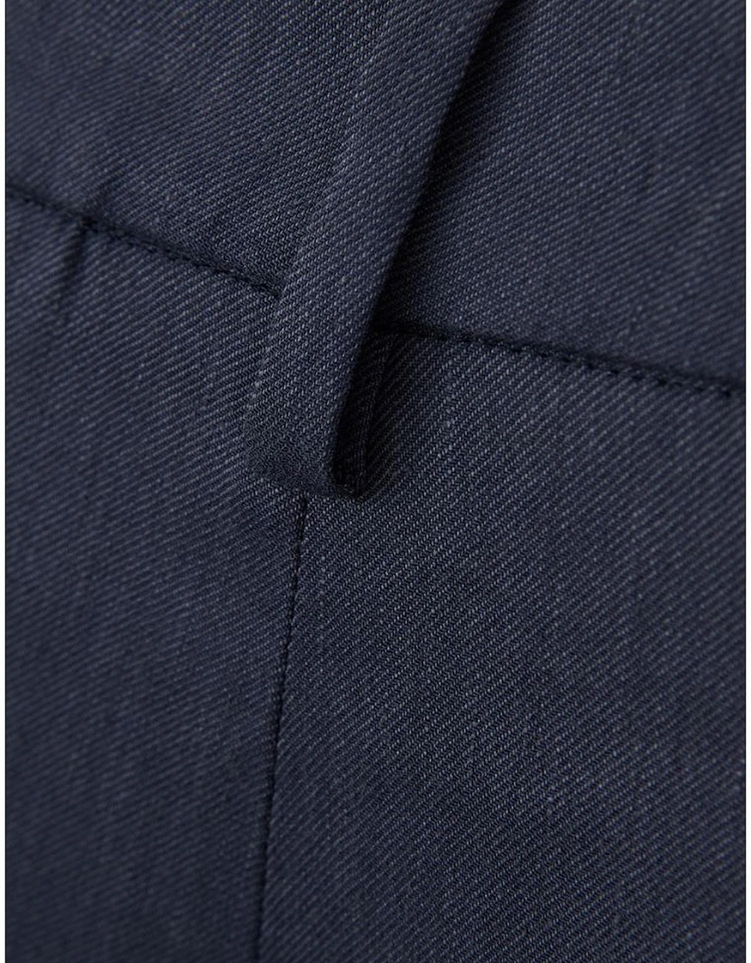 Linen Trousers with Contemporary Styling Women - Blue Jeans