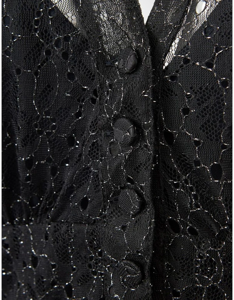 Nylon Elegant Timeless Dress Women - Black Dresses