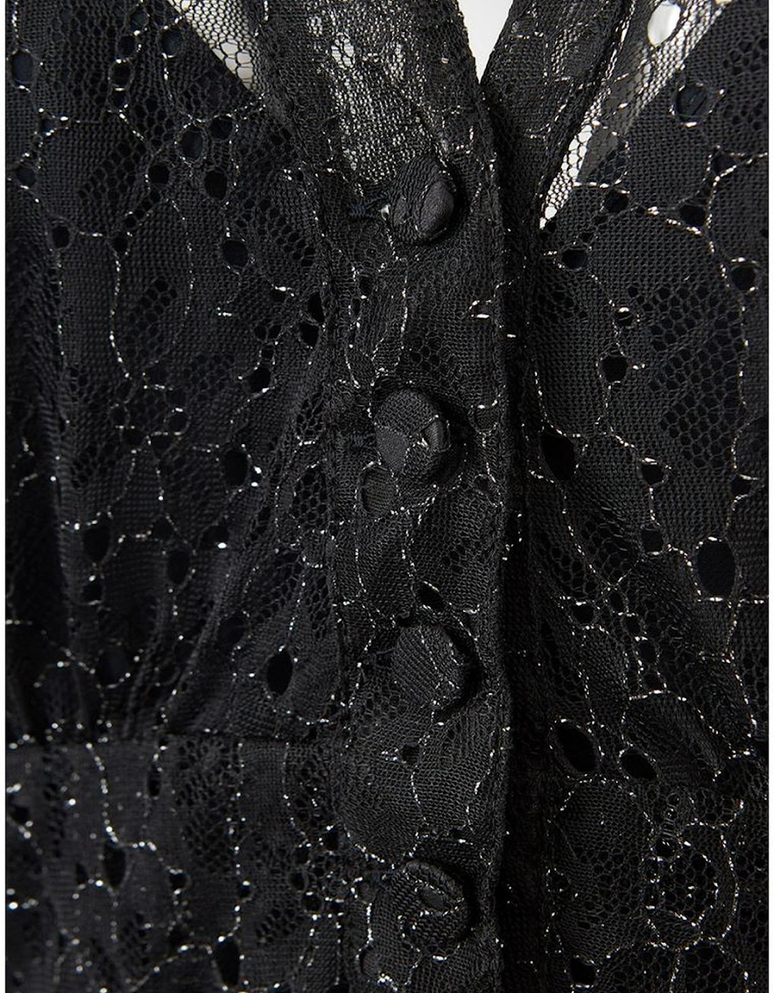 Nylon Elegant Timeless Dress Women - Black Dresses