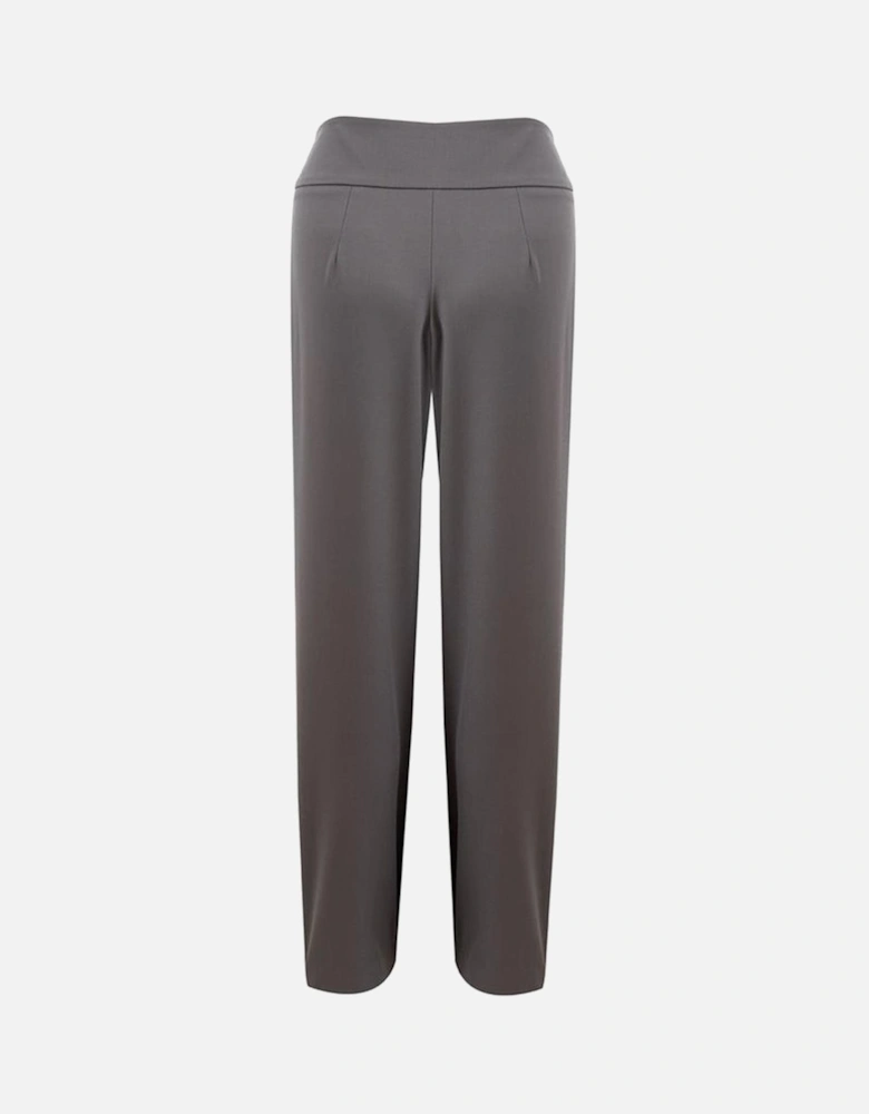 Exquisite Wool Tailored Trousers Women - Gray Jeans