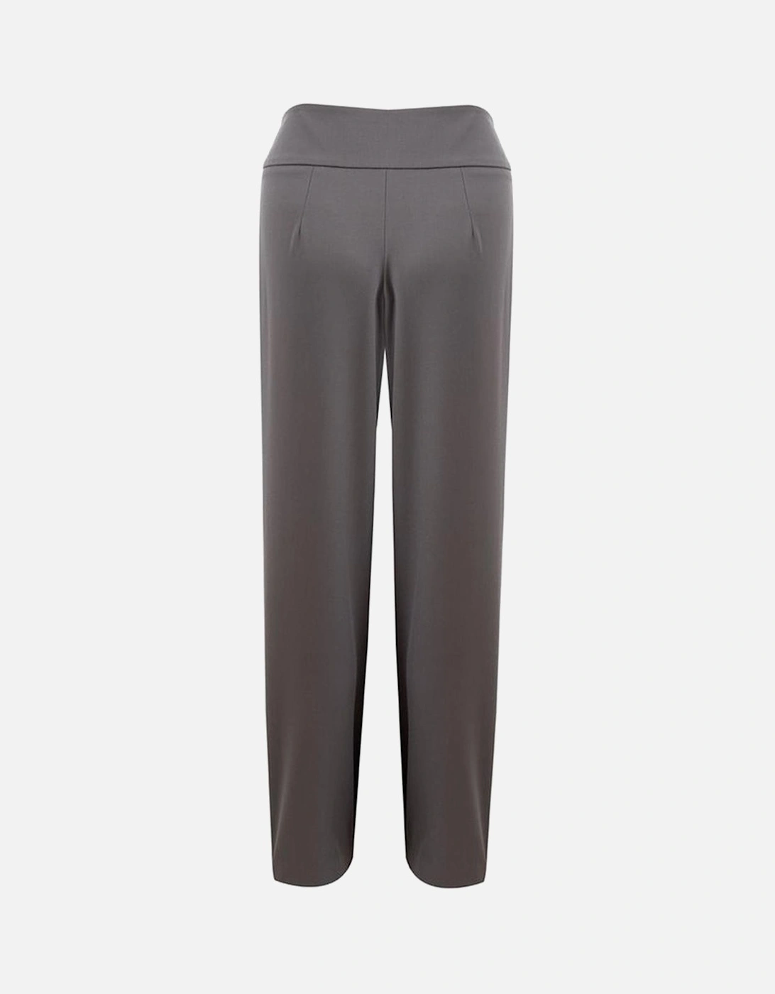 Exquisite Wool Tailored Trousers Women - Gray Jeans