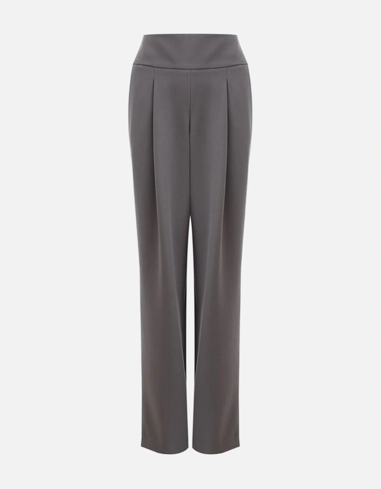 Exquisite Wool Tailored Trousers Women - Gray Jeans