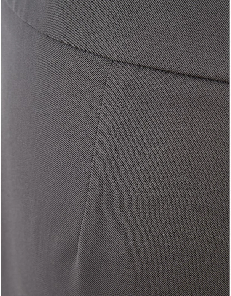 Exquisite Wool Tailored Trousers Women - Gray Jeans