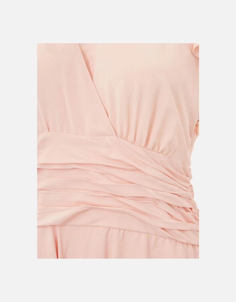 Elegant Acetate Classic Style Blazer Women - Pink Dresses
