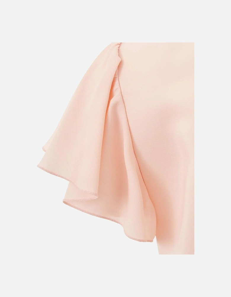 Elegant Acetate Classic Style Blazer Women - Pink Dresses