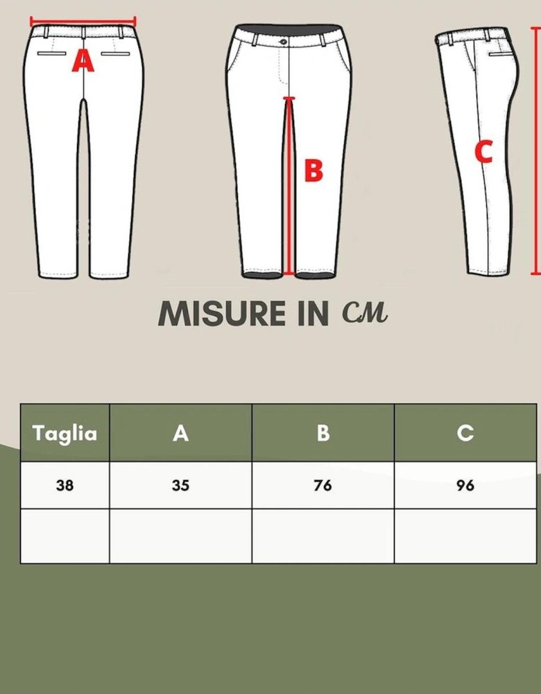 Elegant Cotton Trousers for Versatile Sophistication Women - Brown