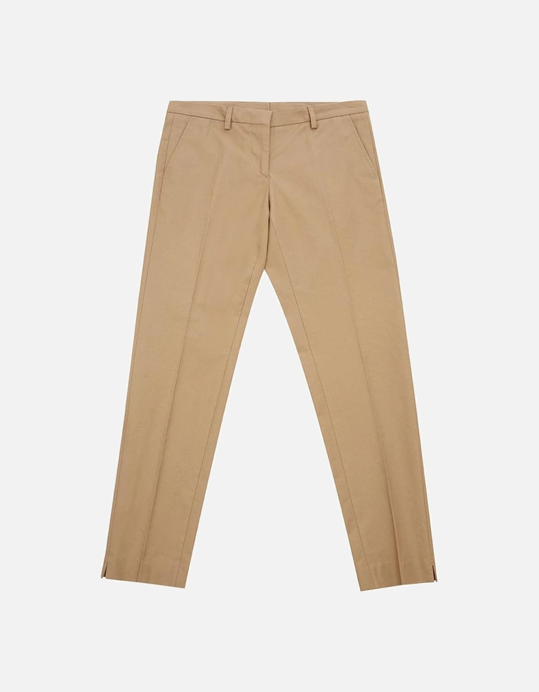 Elegant Cotton Trousers for Versatile Sophistication Women - Brown, 7 of 6
