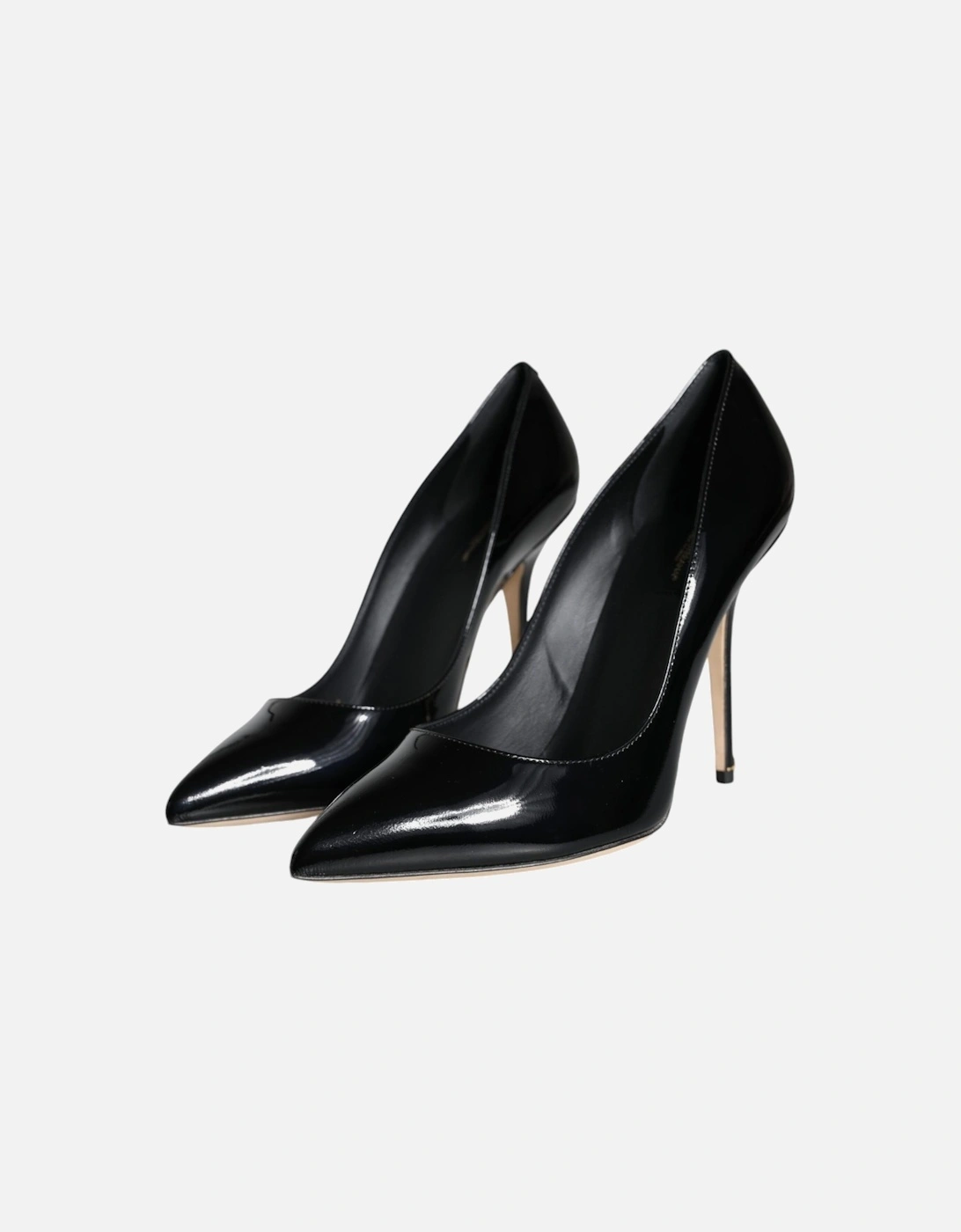 Black Patent Leather Bellucci Pumps Heels Shoes Women