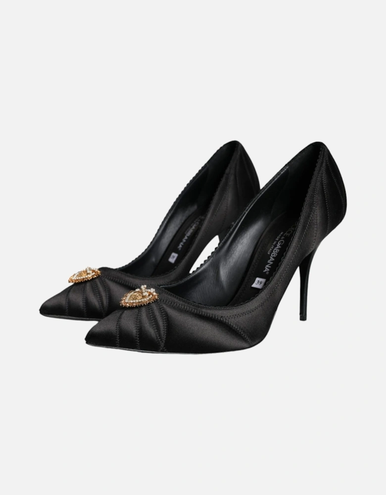 Black Heart DEVOTION Heels Pumps Shoes Women