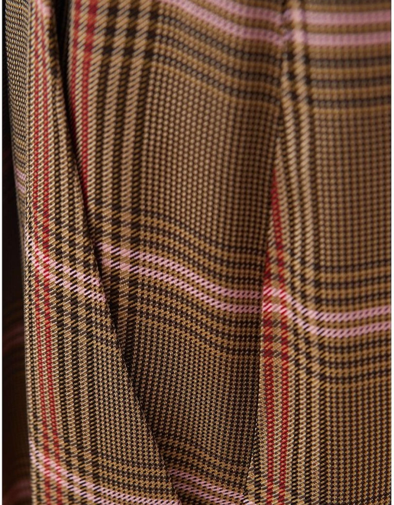 Elegant Tailored Viscose Trousers Women - Brown Jeans