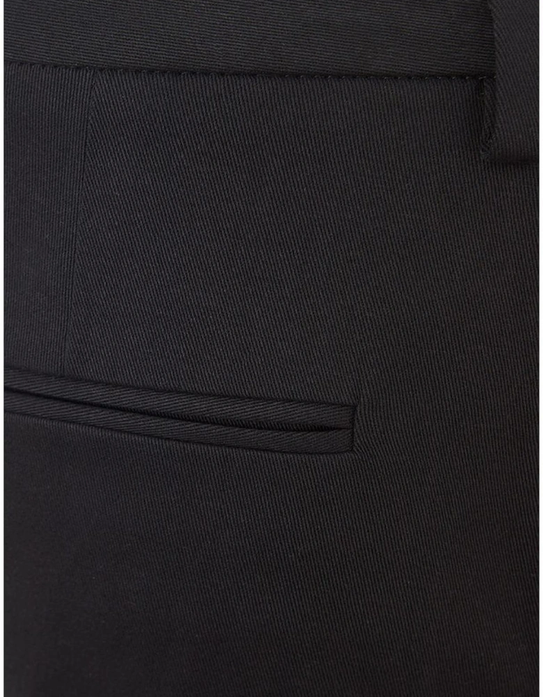 Tailored Cotton Trousers for Refined Look Women - Black Jeans