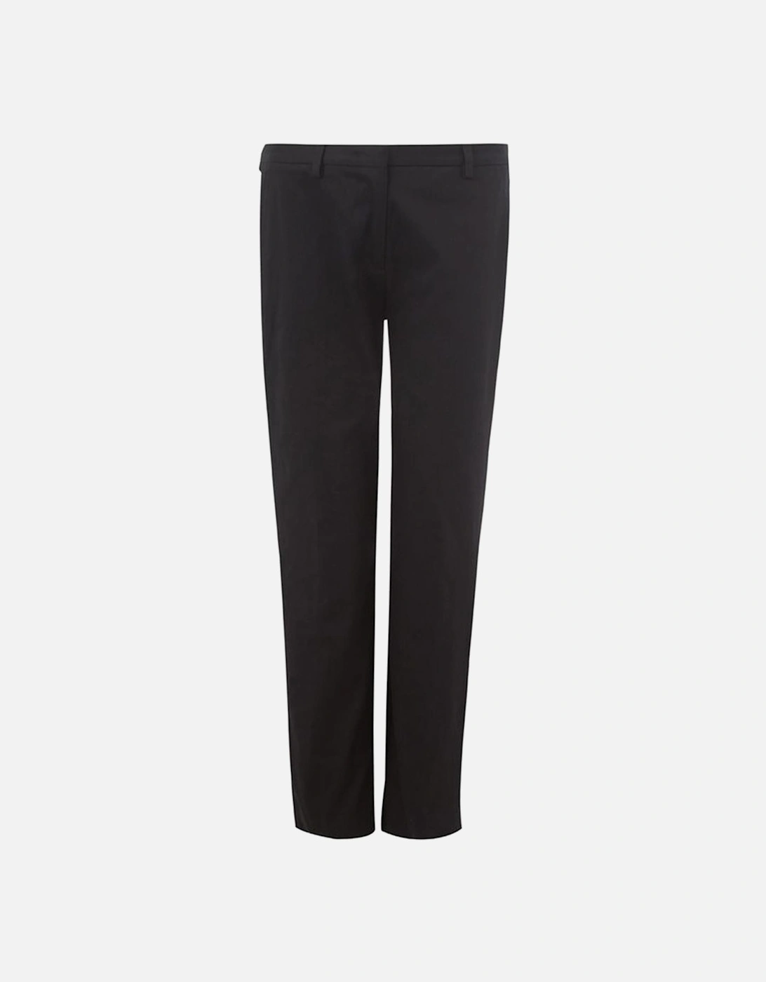 Tailored Cotton Trousers for Refined Look Women - Black Jeans, 7 of 6