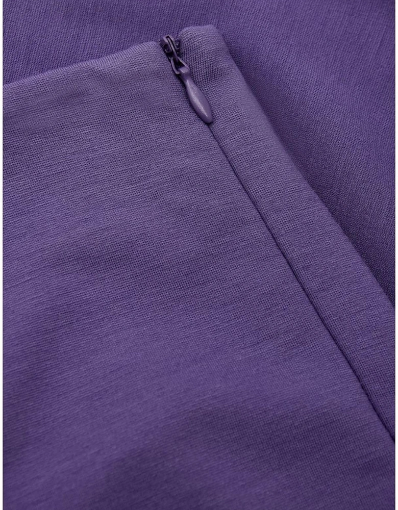 Viscose Tailored Sophisticated Pants Women - Purple Jeans