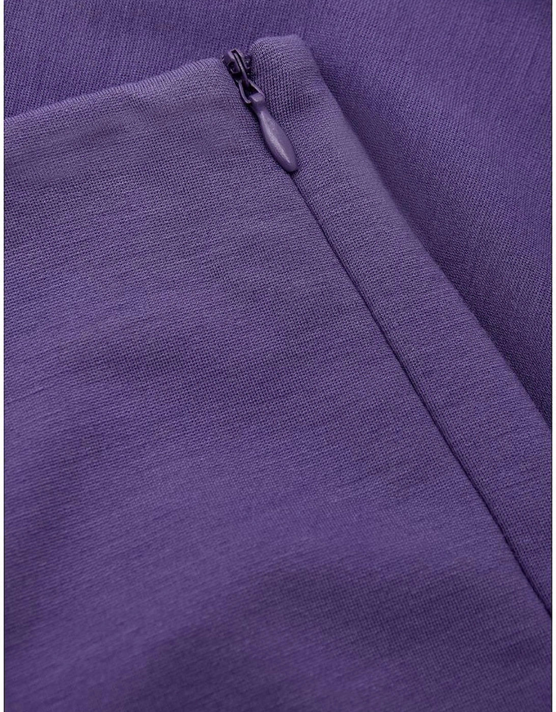 Viscose Tailored Sophisticated Pants Women - Purple Jeans