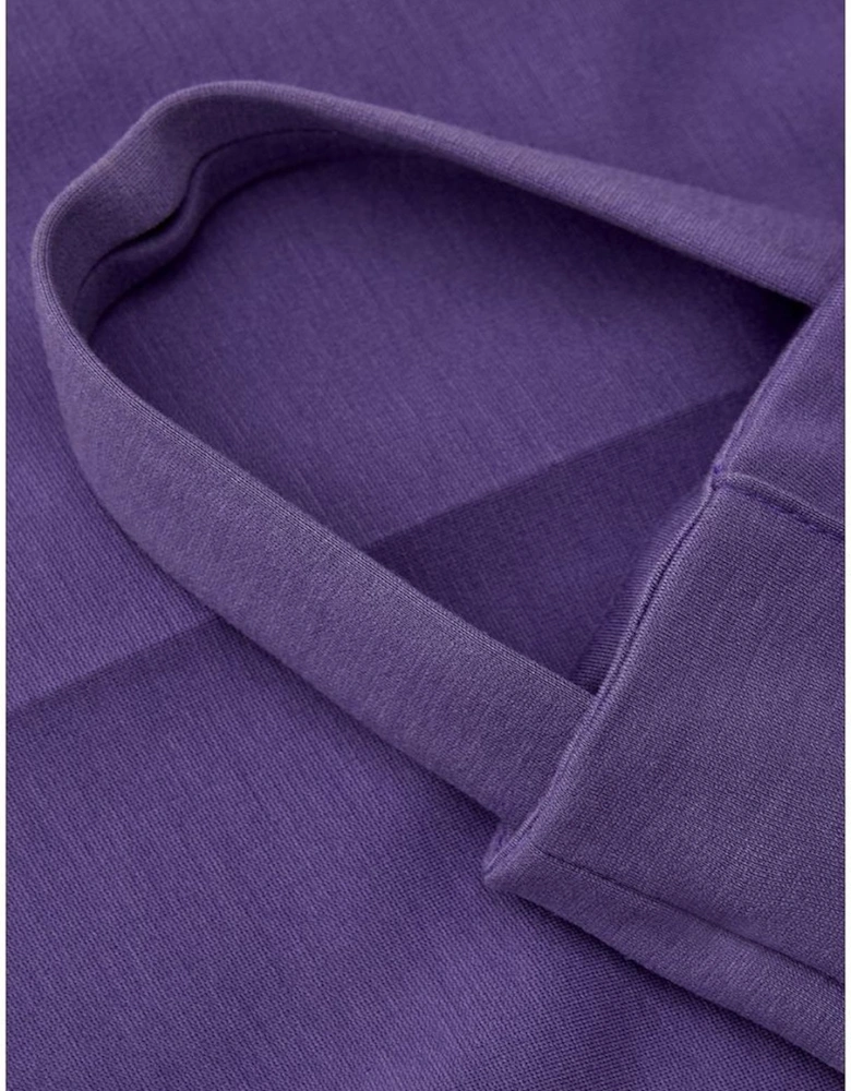 Viscose Tailored Sophisticated Pants Women - Purple Jeans