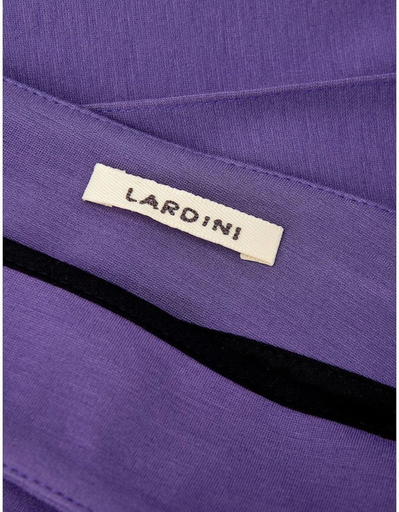 Viscose Tailored Sophisticated Pants Women - Purple Jeans
