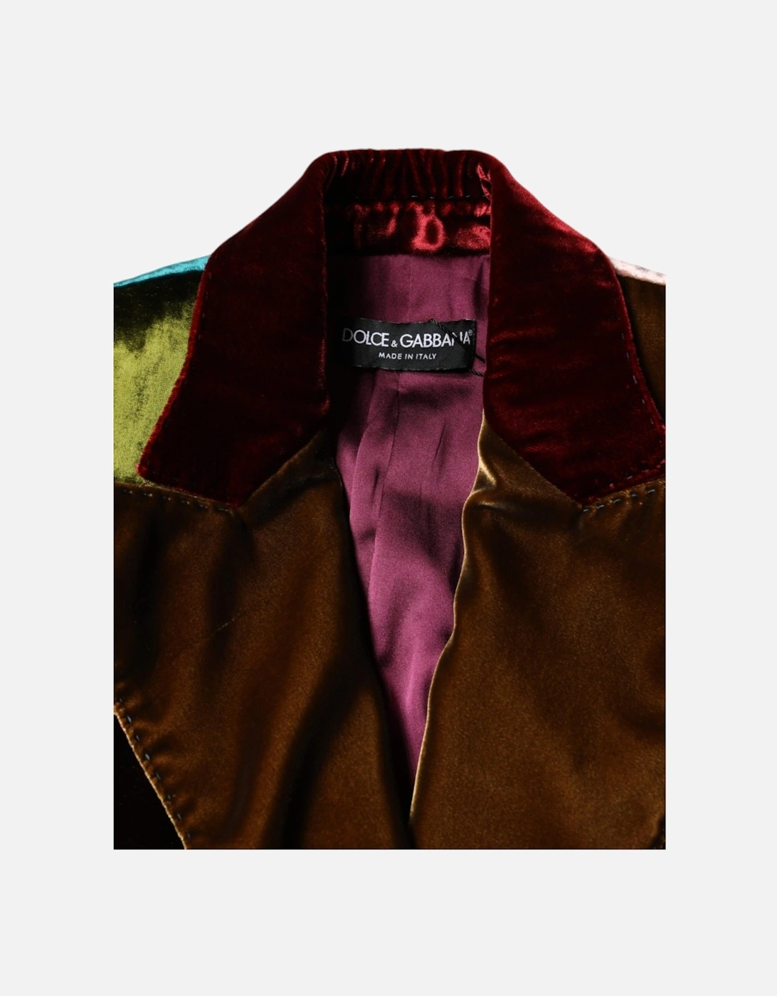 Double-Breasted Multicolor Patchwork Blazer Women Suits