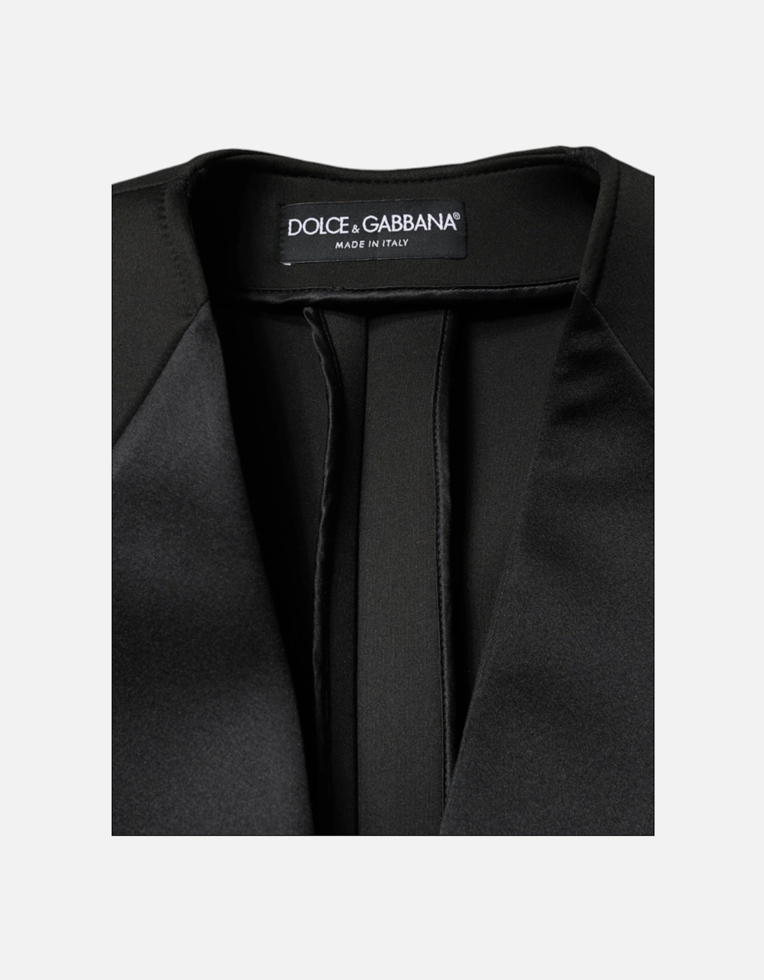 Double Breasted Coat Jacket with Button Closure Women - Black Jackets