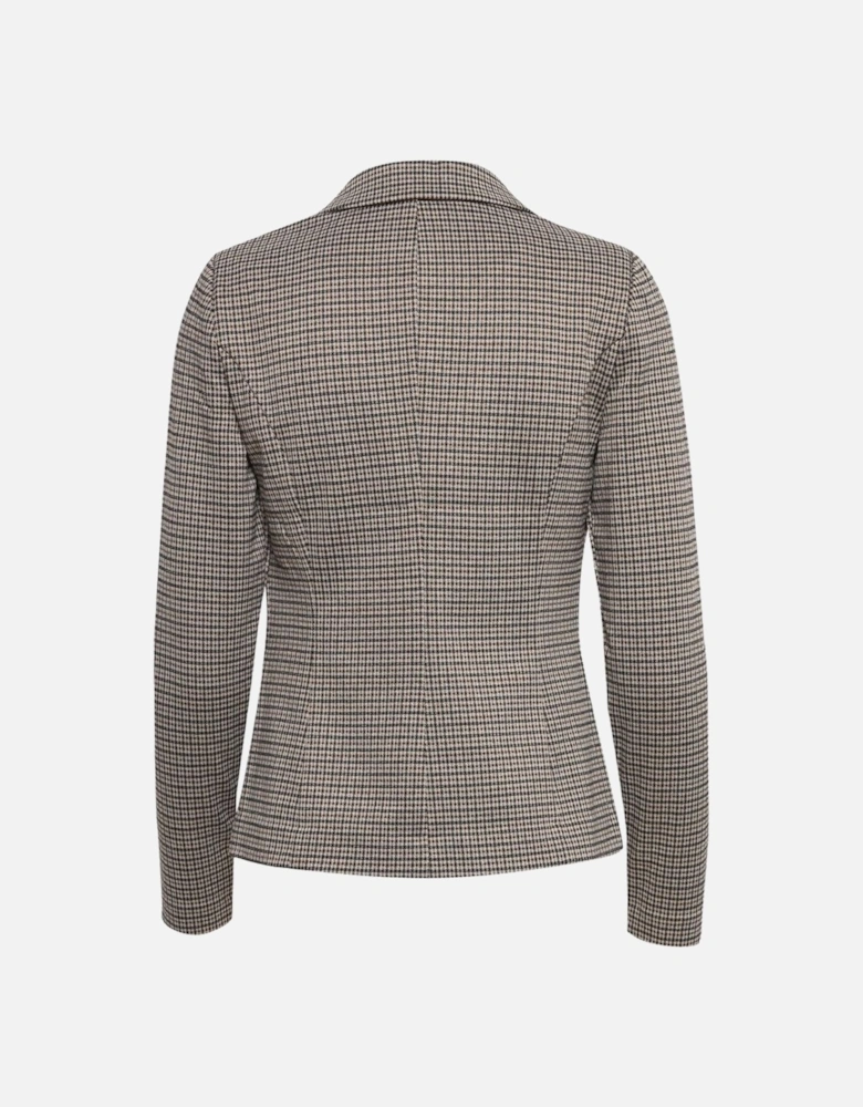 Womens Tailored Blazer - Beige Suits