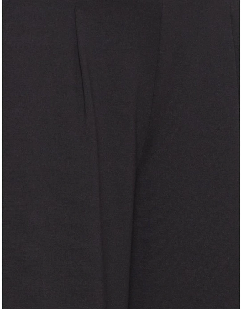 Womens Bootcut Pants with Recycled Polyester Blend - Black Jeans
