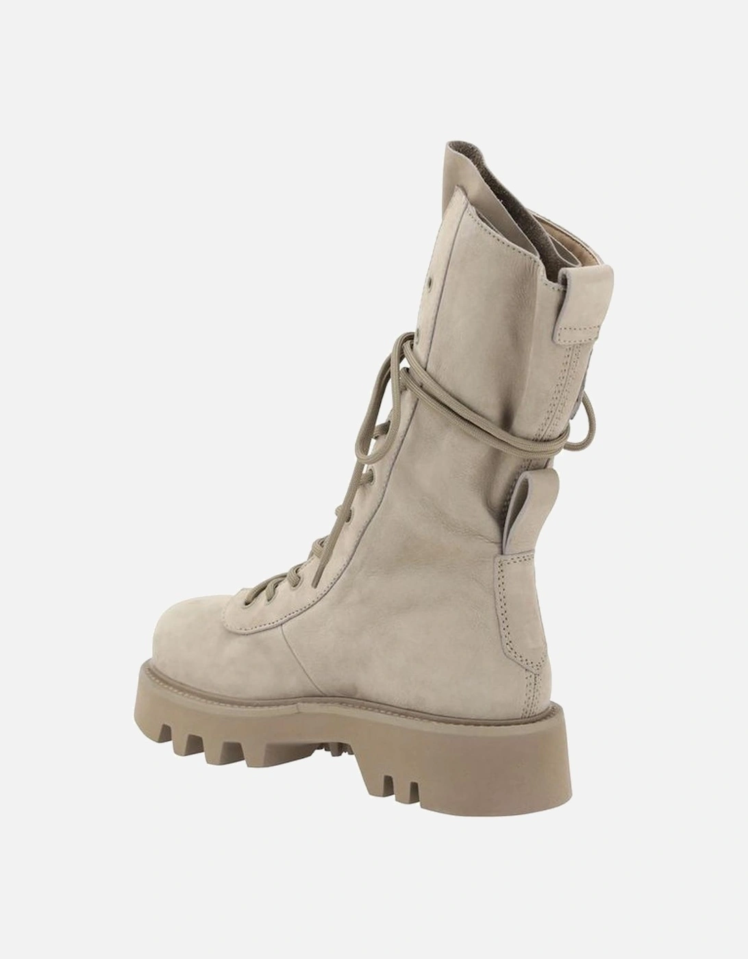 Combat Ankle Boots Women - Beige