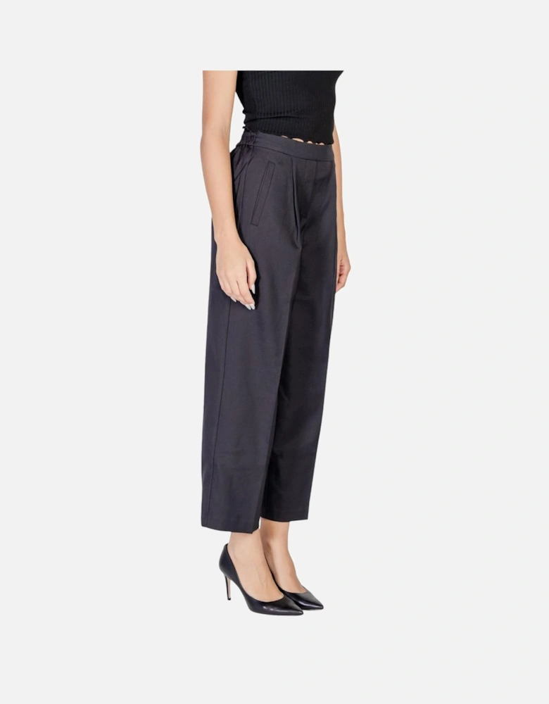 High-Waisted Tailored Pants Women - Black Jeans
