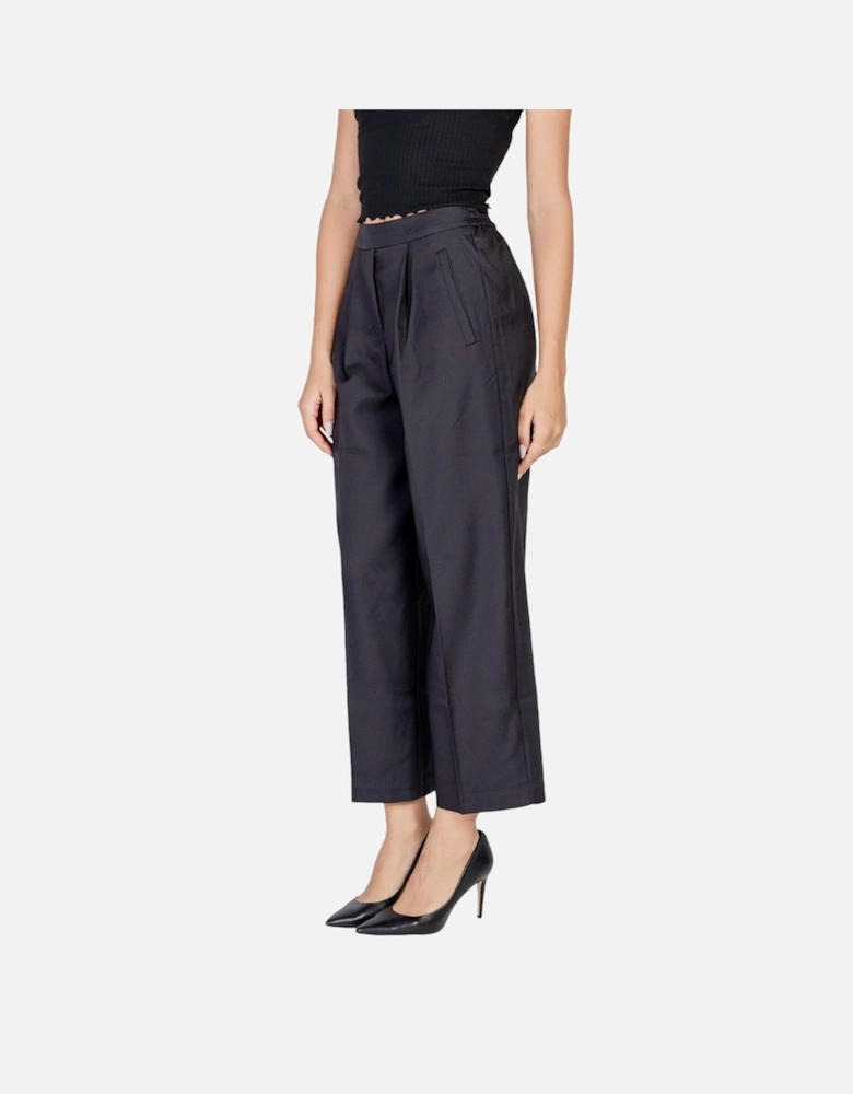 High-Waisted Tailored Pants Women - Black Jeans