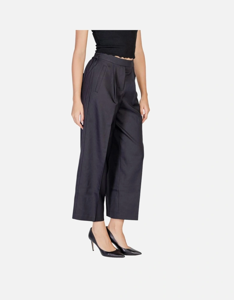 High-Waisted Tailored Pants Women - Black Jeans