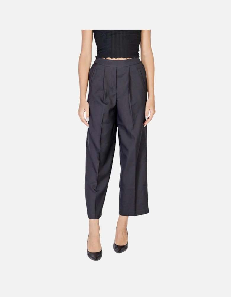 High-Waisted Tailored Pants Women - Black Jeans