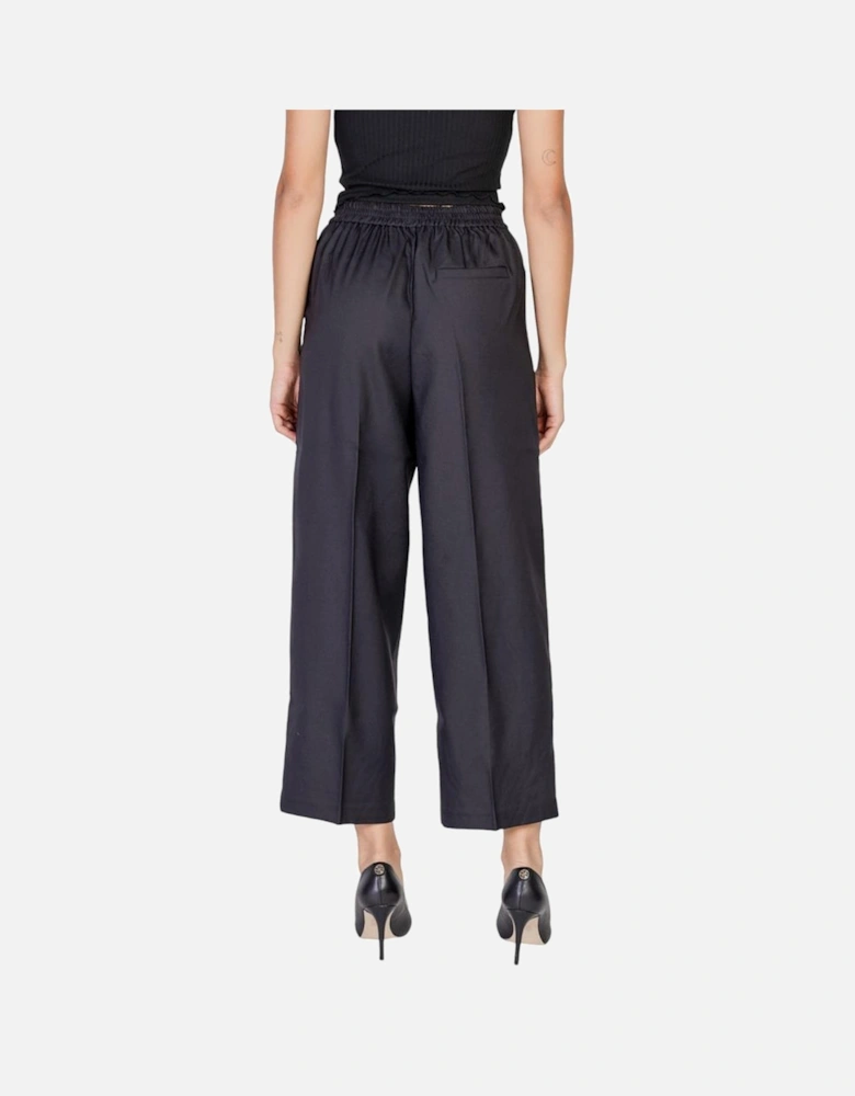High-Waisted Tailored Pants Women - Black Jeans