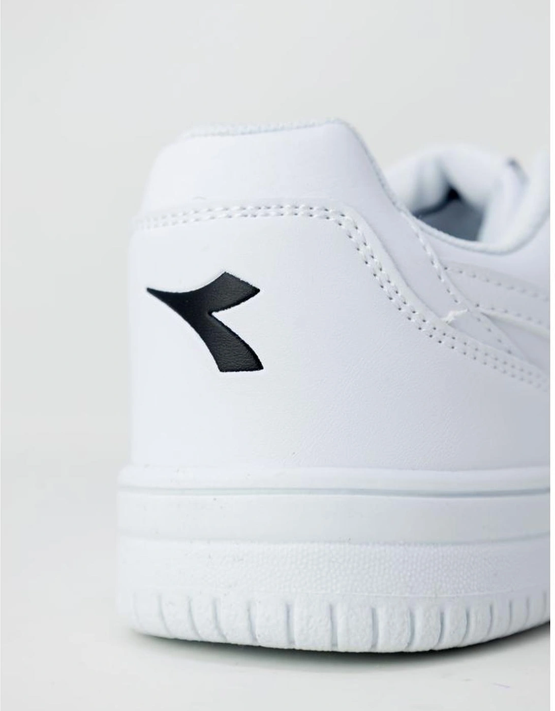 White Synthetic Leather Sneaker Women