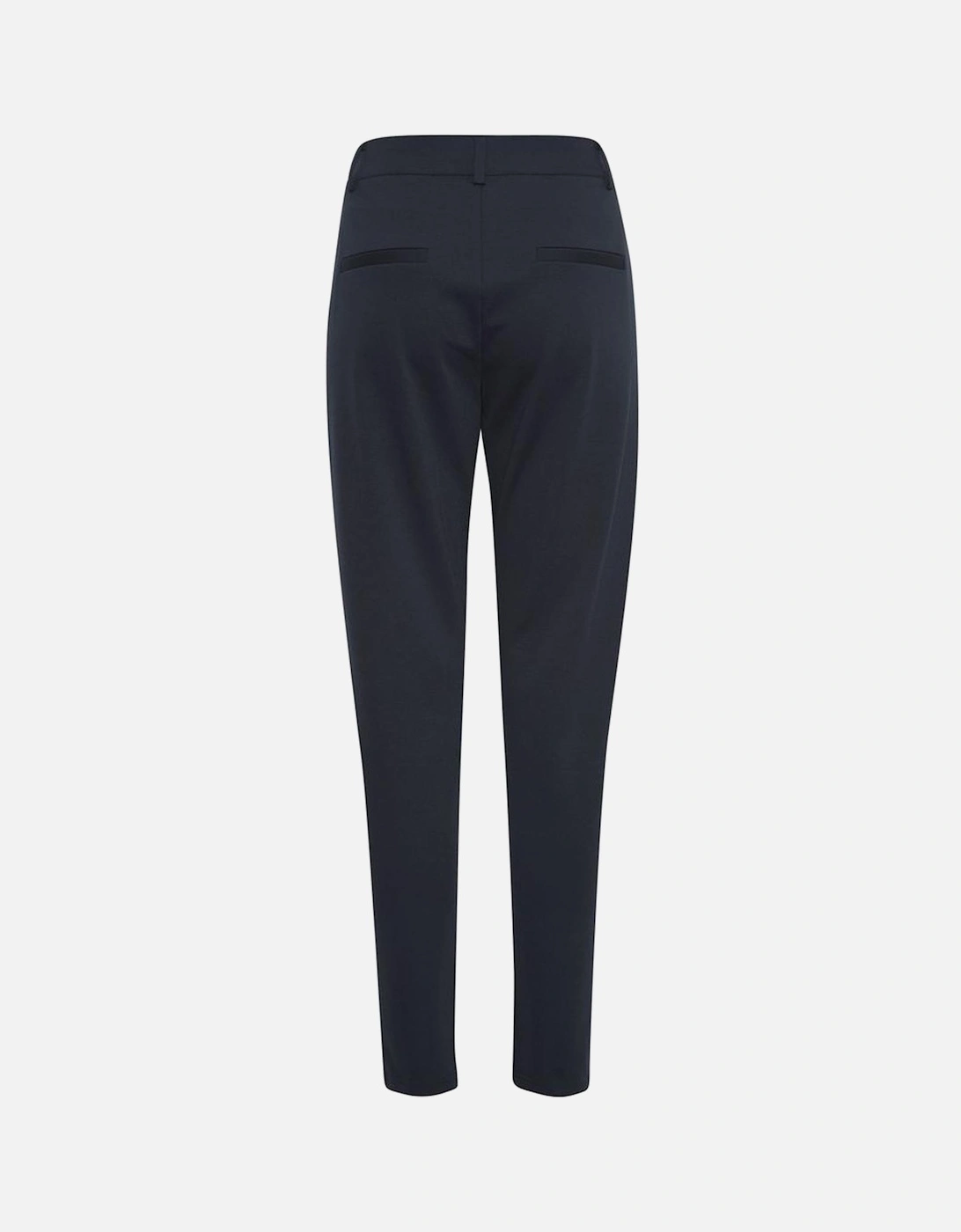Womens Recycled Polyester Cigarette Pants - Blue Jeans