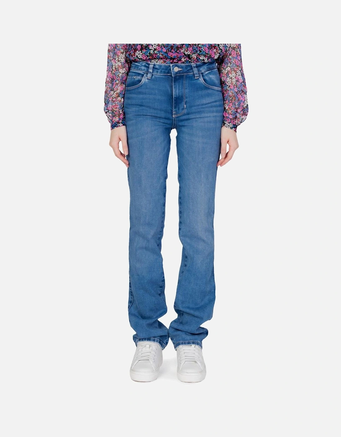 Organic Cotton Mom Jeans Women - Light Blue Jeans, 6 of 5