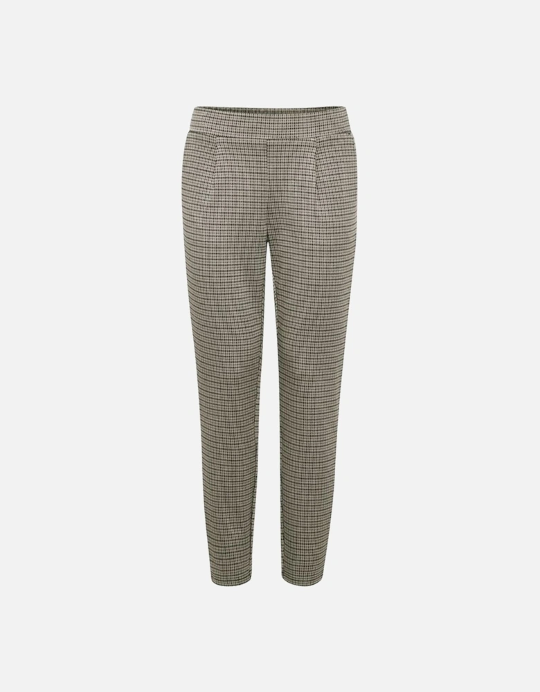 Cigarette Pants with Elastane Blend Women - Beige Jeans