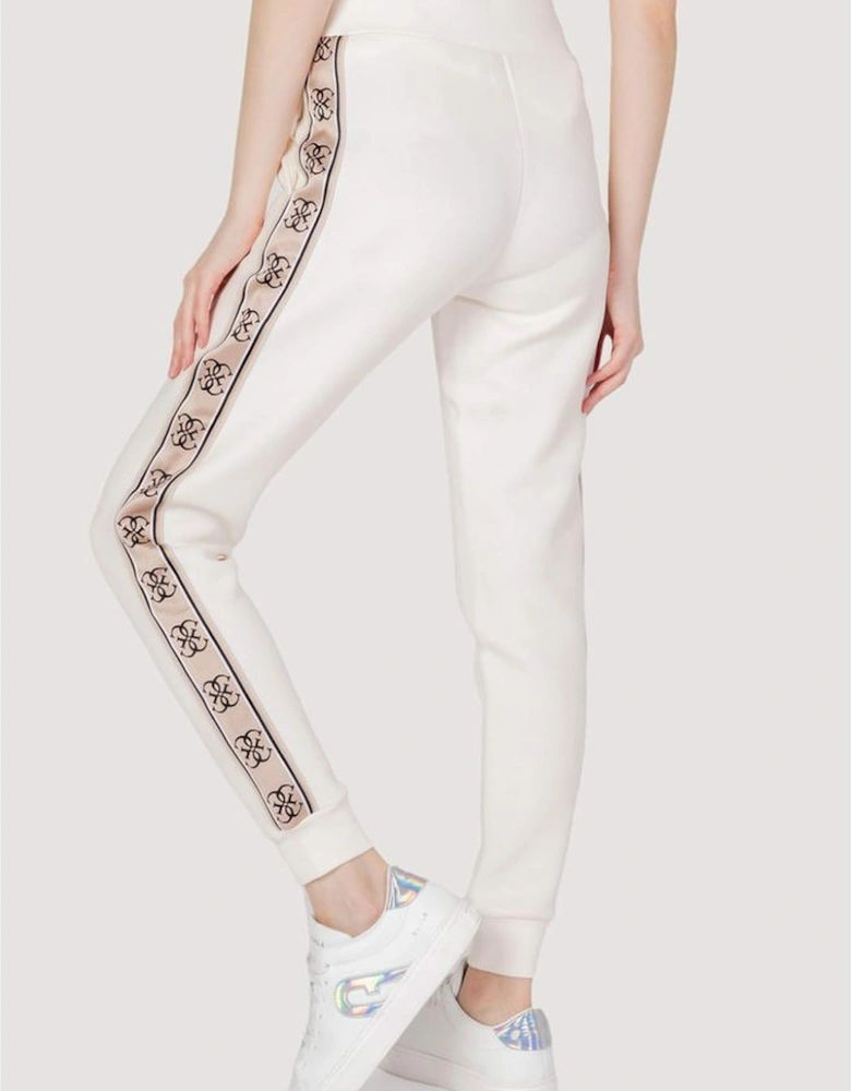 100% Cotton Womens Sport Pants - Cream Jeans