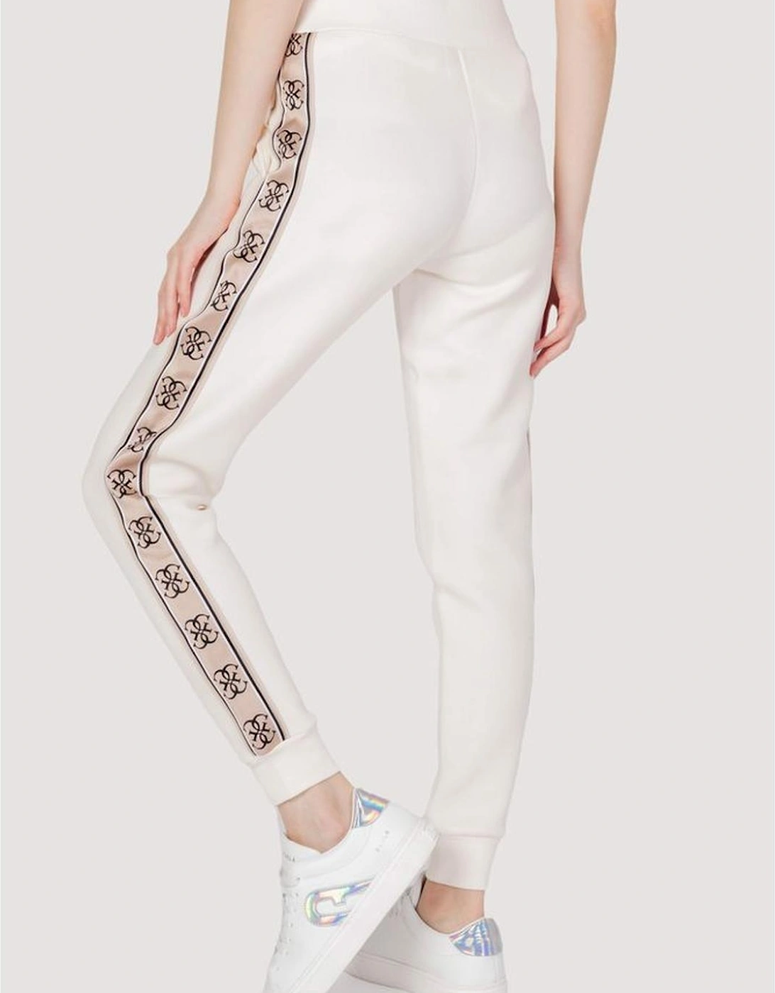 100% Cotton Womens Sport Pants - Cream Jeans