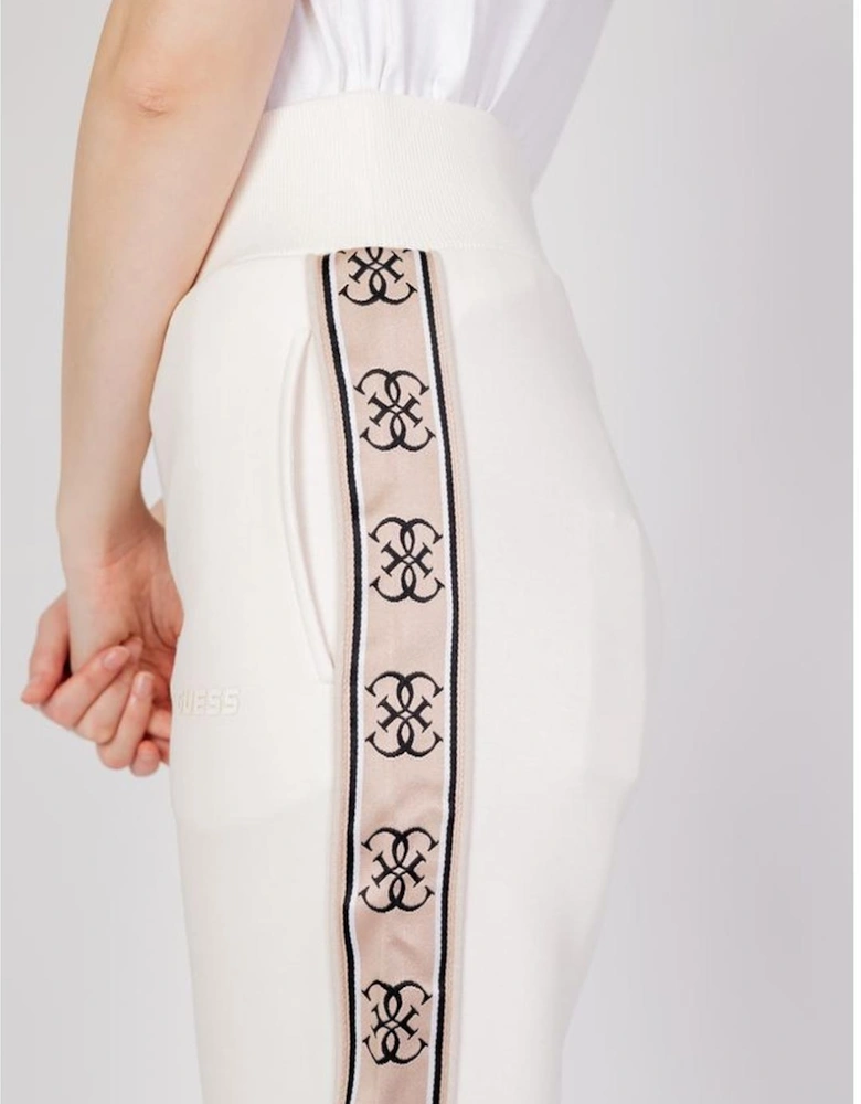 100% Cotton Womens Sport Pants - Cream Jeans