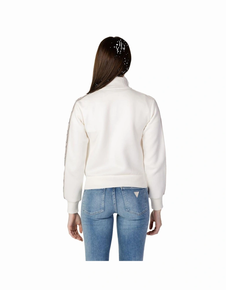 Cotton Hoodless Sweatshirt Women - White Sweaters