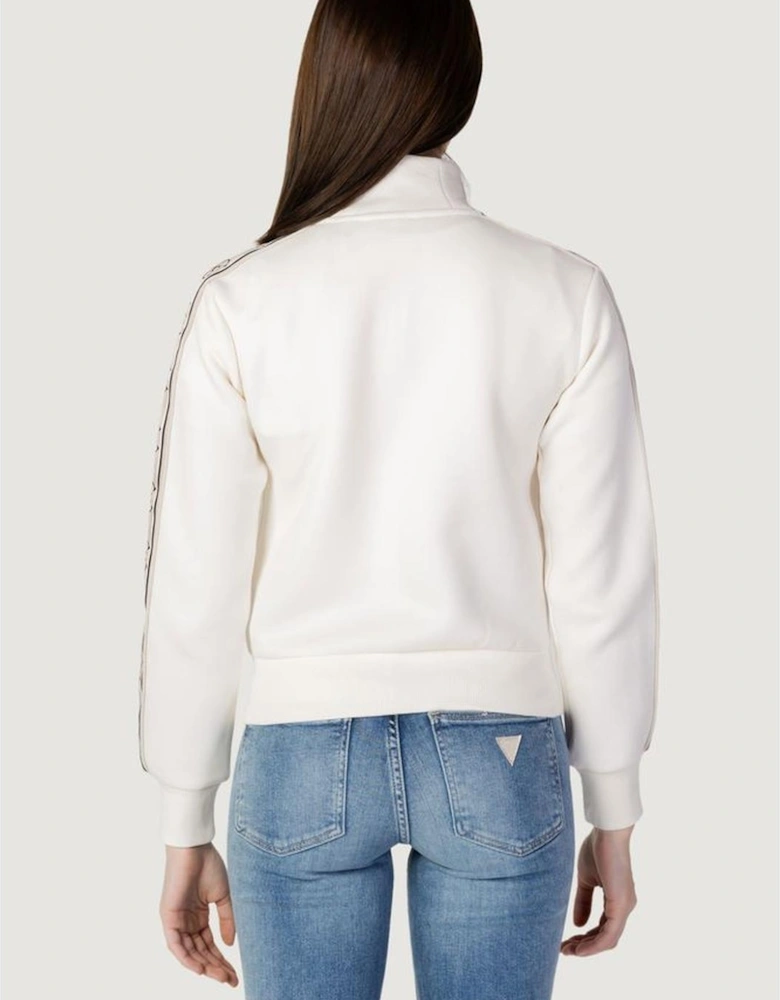 Cotton Hoodless Sweatshirt Women - White Sweaters