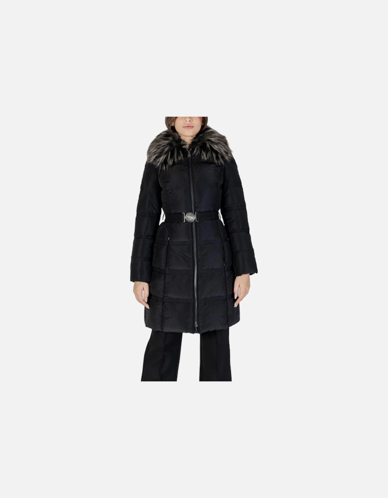 Quilted Hooded Puffer Jacket Women - Black Jackets