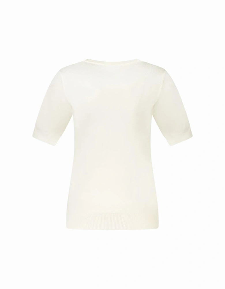 High-Waisted Straight-Leg Leather Pants Women - White Sweaters