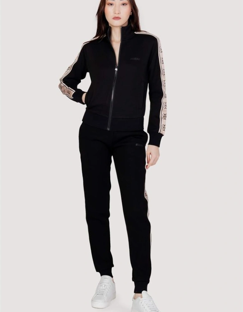 Womens Cotton Sport Pants - Black Jeans
